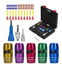 Wire Stripper For Drill Wire Stripping Twisting Tool Upgrade Electrical W/ Case