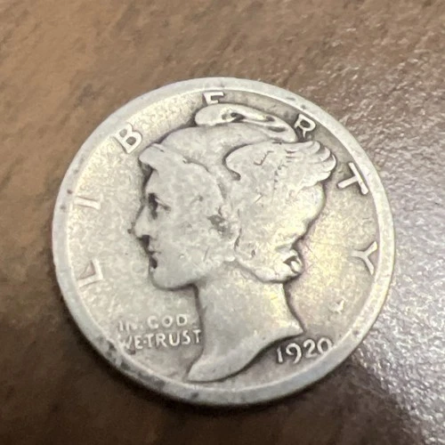 1920 MERCURY SILVER DIME ACTUAL COIN Get More Today & Save Shop Here Buy Here