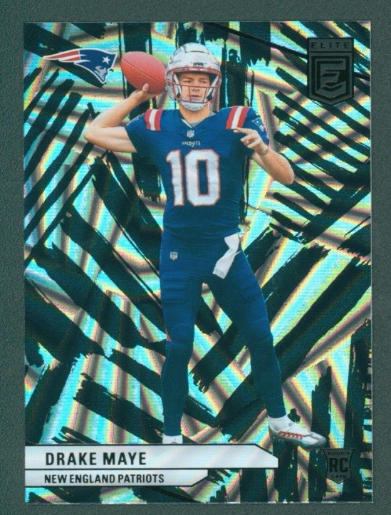 2024 Donruss Elite Razzle Dazzle SSP Drake Maye RC #185