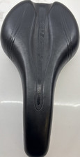 Raleigh Racing Bike Saddle Black Synthetic Steel 7x7mm Universal Unisex Adult