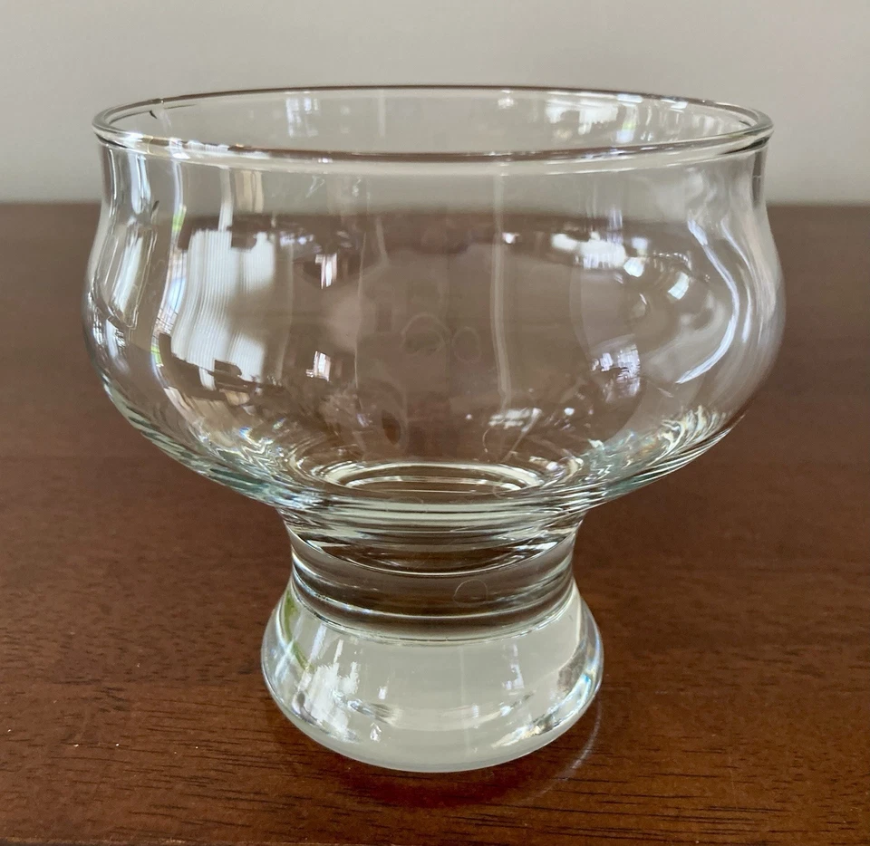 Juego de 4 tazones de postre vintage Dansk con tallos de vidrio de 4,5" x 4" BÉLGICA - ¡COMO NUEVOS! Foto 2 de 2