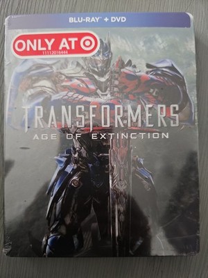 New! Transformers: Age of Extinction Target Exclusive Steelbook Blu-ray/DVD