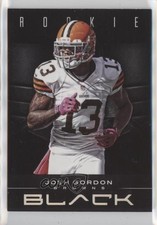 2012 Panini Black Rookie 28/349 Josh Gordon #137 0c3