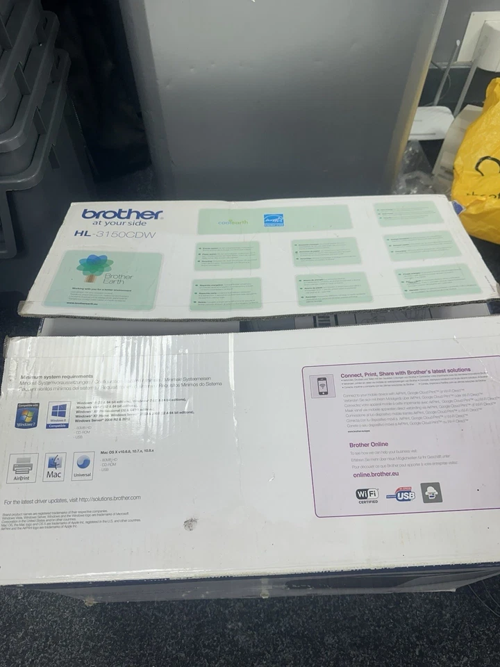 Brother HL-3150CDW A4 Colour Laser Printer HL3150CDWZU1 With Box - Image 4 of 4
