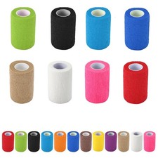 8 Pack Self Adhesive Bandage Wrap, 3 in x 5 Yards Non-Woven Self Adherent Coh...