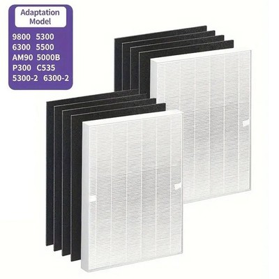 2 + 8 115115 HEPA H13 Filter For Winix Filter A Size 21 Plasma Wave Air Purifier