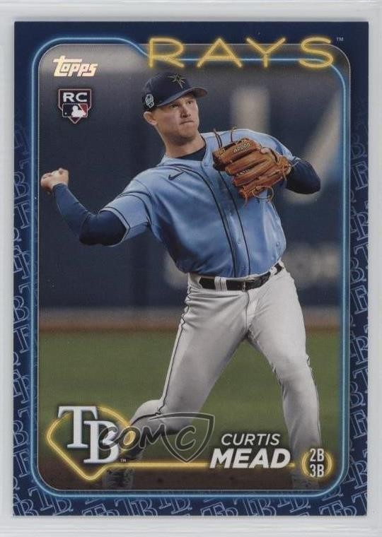 2024 Topps Series 1 Team Color Border Curtis Mead #82 12xs