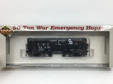 HO Proto 2000 Chesapeake & Ohio 50 Ton War Emergency Hopper Car C&O #54493