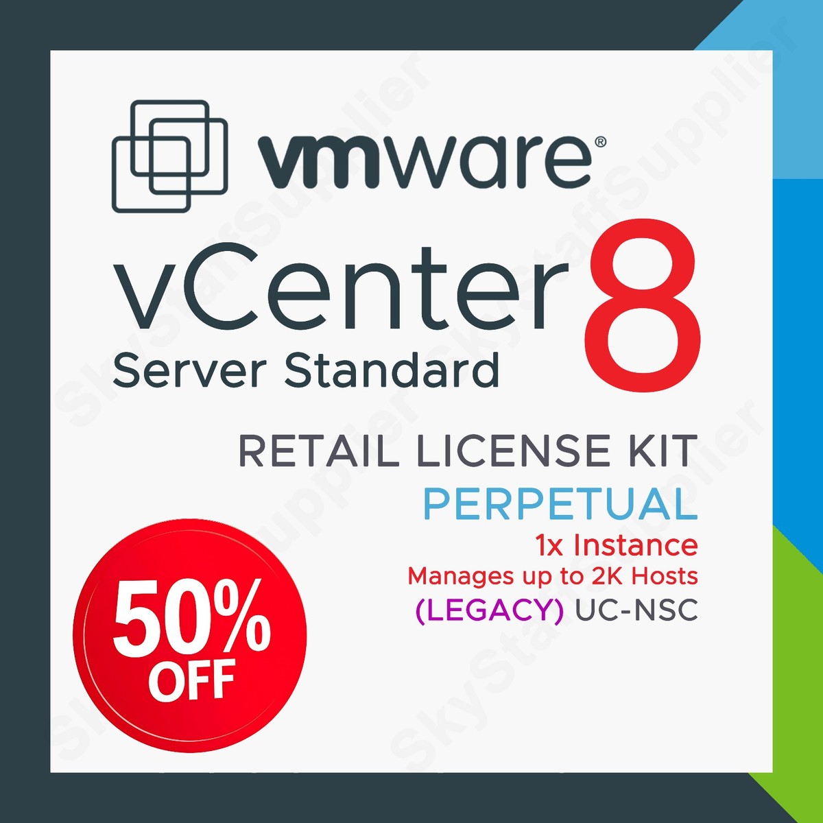 VMware vCenter Server 8 Standard License - Perpetual UC NSC