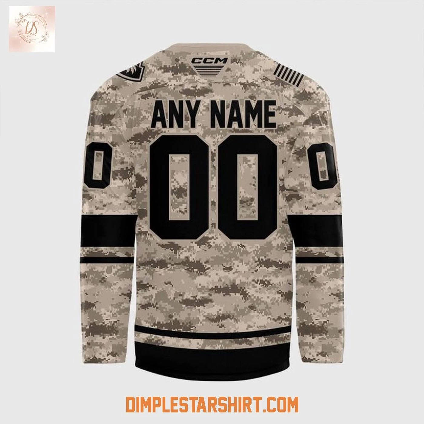 Personalized Coachellla Valley Firebirds Military Appreciation Night Hockey Shirt