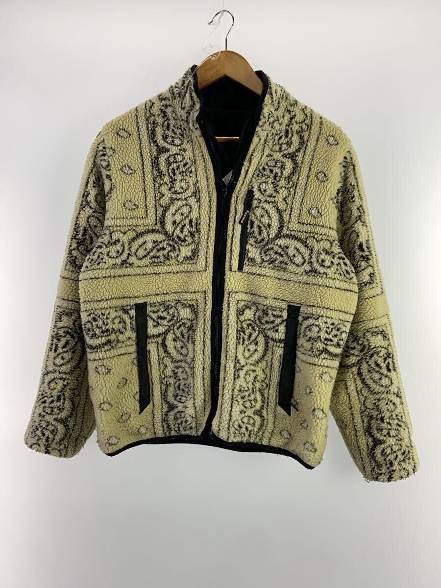 Supreme 19AW Reversible Bandana Fleece Jacket M Polyester BLK Plain thumbnail 6