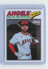 2026 Topps Heritage Nolan Schanuel Chrome #117 Los Angeles Angels