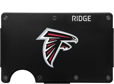 The Ridge NFL Edition Atlanta Falcons Mens Minimalist Aluminum Metal Wallet
