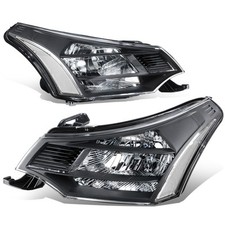 Fit 08-11 Ford Focus Sedan Coupe Factory Style Clear Corner Headlight Lamps Lr Fit 08-11 Ford Focus Sedan Coupe Factory Style Clear Corner Headlight Lamps Lr