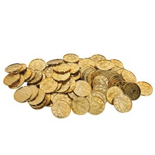 Beistle Plastic Gold Coins - Pirate  Party Supply  Decoration