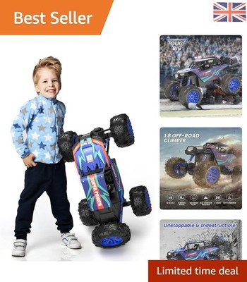 Ultimate 1:8 Scale DE60 RC Monster Truck - All-Terrain Fun with Realistic Audio