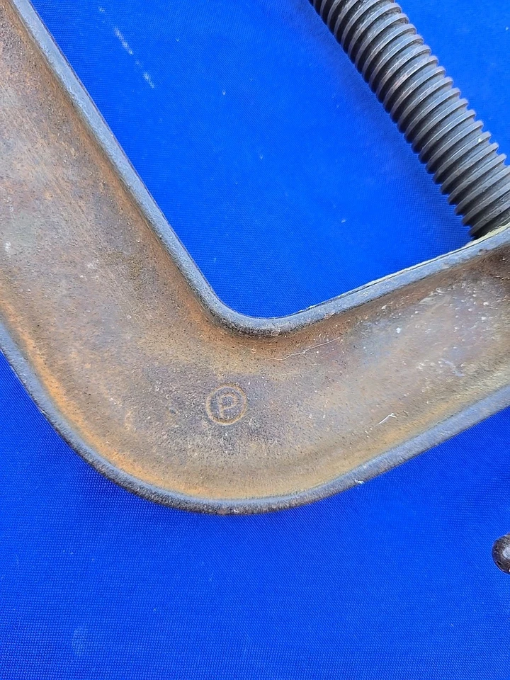 Vtg Original 12" Jaw Opening, 2-3/4" Throat Depth Heavy Duty Forged C-Clamp - Image 2 of 4