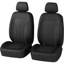 4PCS Cooling Car Seat Covers,Breathable Front Seat Covers with Mesh Construction