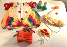 Cabbage Patch Kids Brand Vtg Doll Clown Outfit Complete w/ Shoes Mask Hat