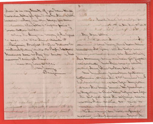 Civil War Letter 1864 10th Conn. Vol.  Deep Bottom Va. "Dear Abbie Guns Heard!"