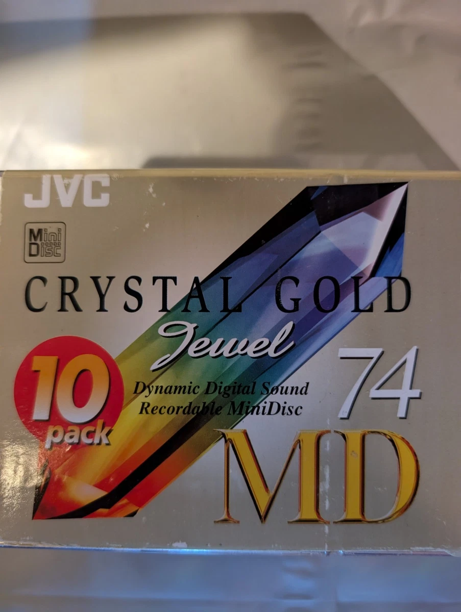 Lot De 4 Mini-disques JVC Victor Crystal 74 Minutes, Réenregistrables, Fabriqués Au Japon