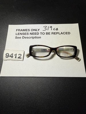 COACH HC 6011 (Gabrielle) 5001 ( Dark Tortoise) 49 15 135 Eyeglasses Frame