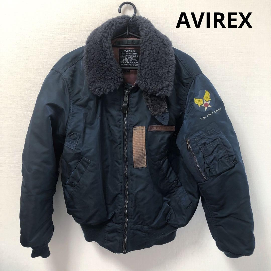 AVIREX B-15 古着 アヴィレックス AVIREX B-15タイプ レザー
