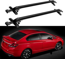 Fits Honda Civic 2011-2014 Roof Rack Cross Bars Black Luggage Carrier 2 Pcs