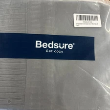 BEDSURE King Size Sheets - Soft for King Size Bed 4 Piece Set  Light Blue New
