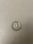 1953 Franklin Silver Half Dollar Coin In Circulated Condition 90% Silver