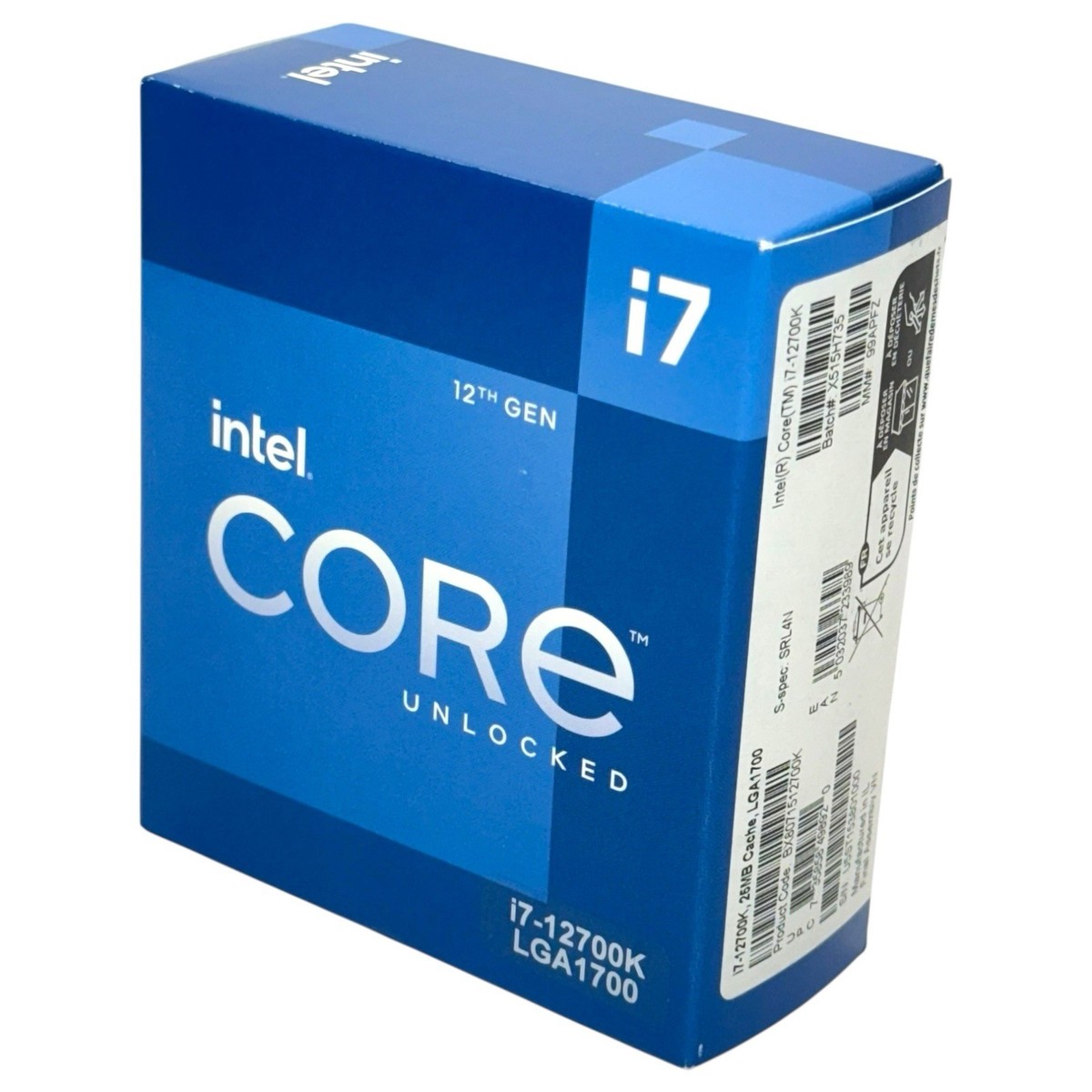 Intel Core i7-12700K Processor (5 GHz, 12 Cores, FCLGA1700