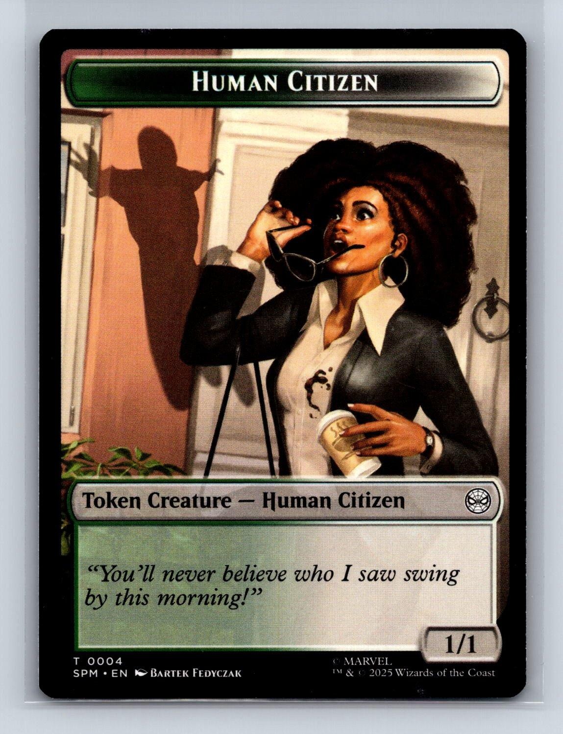 CITIZEN TOKEN 12 TOKEN STREETS OF NEW CAPENNA MAGIC: THE GATHERING NM