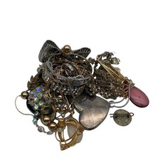 414g verschiedene Modeschmuck Restposten defekt verheddert Ersatzteile Reparatur 925