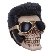 Nemesis Now Uh Huh The King Elvis Skull Figurine,17cm