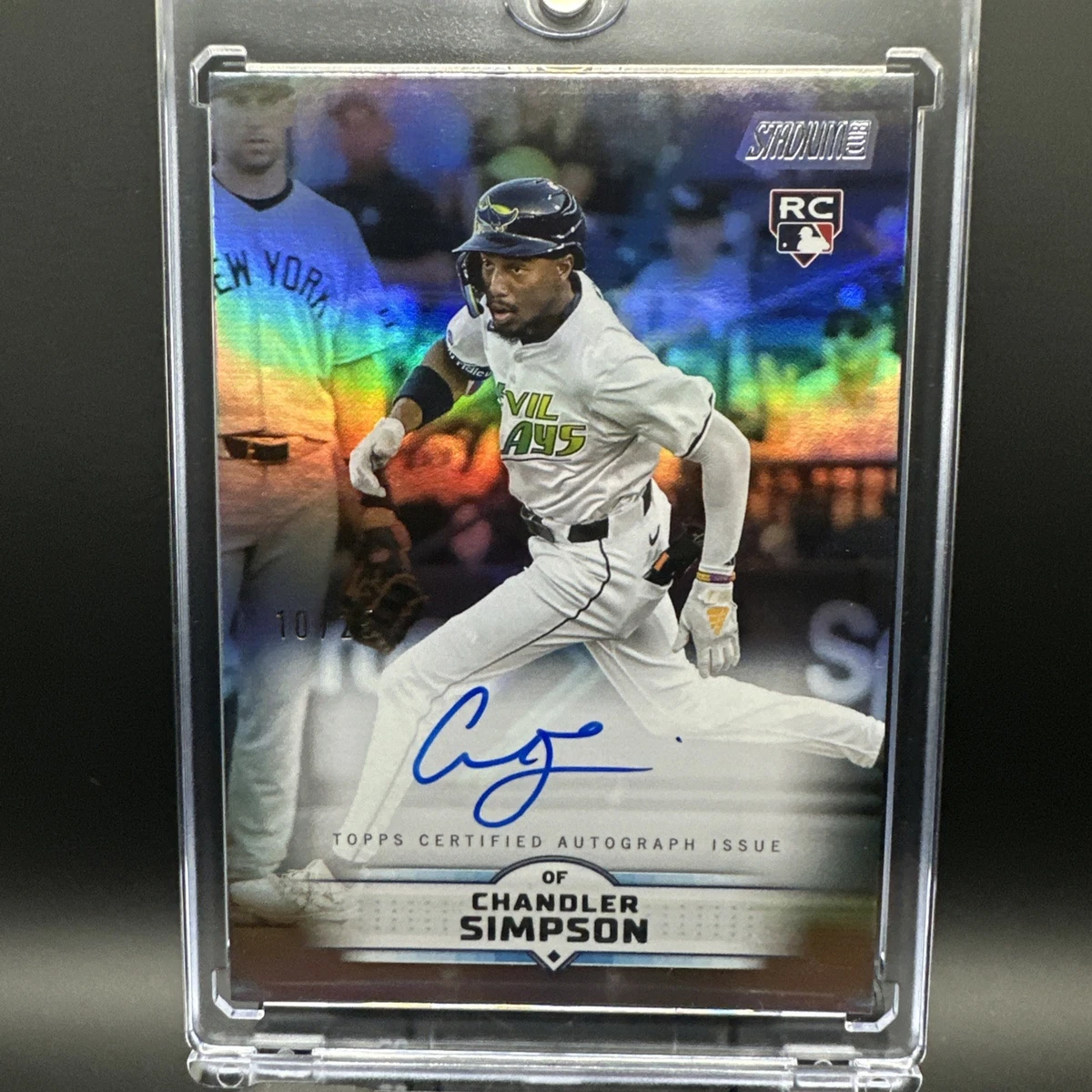 2025 Topps スタジアムチャンドラー シンプソン RC カードオート 