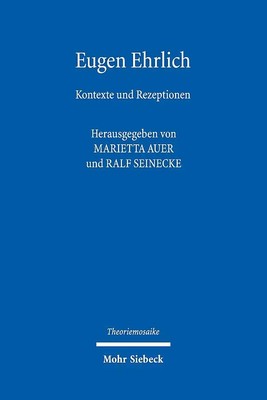 Eugen Ehrlich | Marietta Auer (u. a.) | Kontexte und Rezeptionen | Taschenbuch