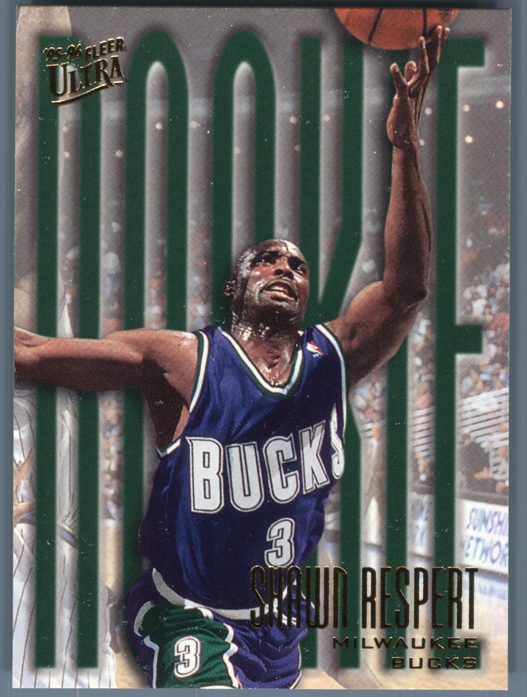 1995-96 Ultra Milwaukee Bucks Shawn Respert #285 Rookie