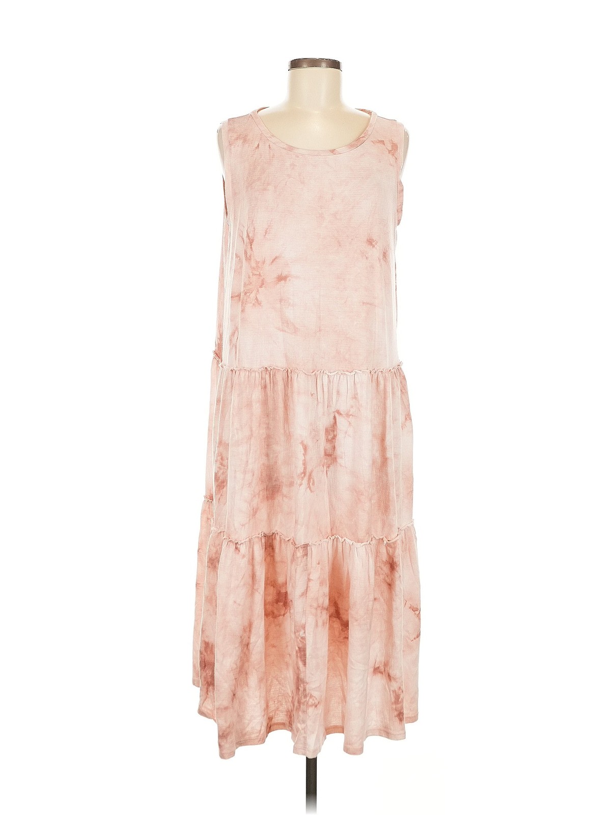 Ava James Women Pink Casual Dress M - image 1