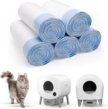 100 Count 26" x 11.8" Cat Litter Box Liners for 20 Pack of 5 , Blue