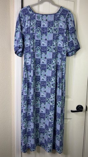 Vestido De Colección SARAH ELIZABETH Púrpura Floral S/S Midi Talla 18W Cottagecore Pradera - Imagen 1 de 20