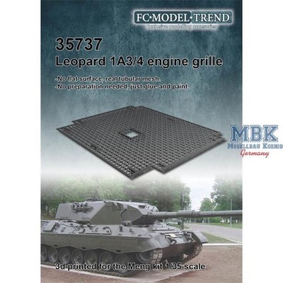 FC MODEL TREND FCMT35737 Leopard 1 A3 / A4 rear grille