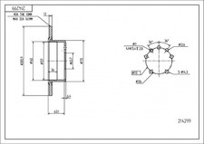 HART TARCZE III 2x BREMSSCHEIBEN Ø 286 voll für Opel Omega B V94