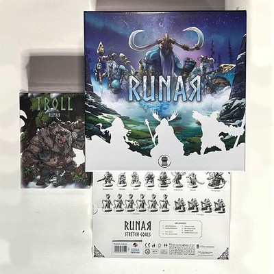 Runar Core Pledge: Base Game + Troll Expansion + Stretch Goals [Sealed]