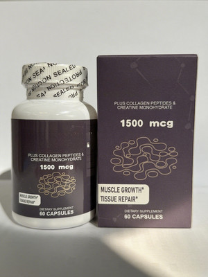 Peptide Caps 1500mcg  Supports Muscle Growth, Tissue Repair & Strength Stuffed