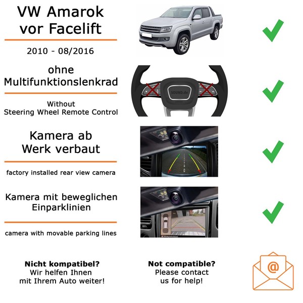 Autoradio Jbl Legend 700D FüR Vw Amarok + RüCkfahrkamera High Carplay Wireless A-image