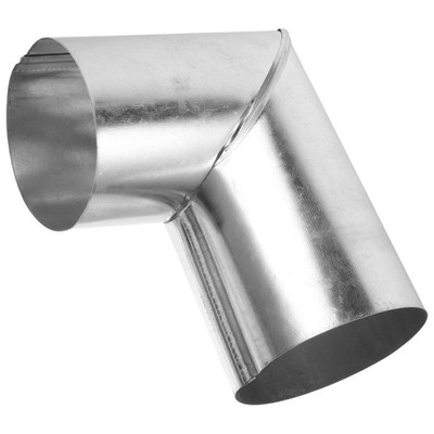90 Degree Fireplace Flue Stainless Steel Ventilation Pipe Stove Chimney