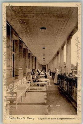 10736213 - 7000 Leipzig Krankenhaus St. Georg Liegehalle Ort lt. Stempel