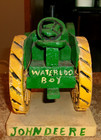 14.5"L x 5.75"W x 9"T wood handmade john deere 1916 waterloo boy tractor new — photo 5