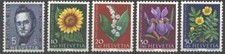 SCHWEIZ  742-746 Pro Juventute 1961 postfrisch
