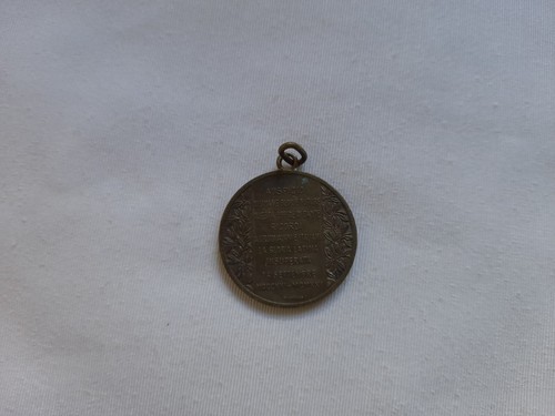 Bronzemedaille, Hommage an Dante Alighieri, 1921. Uruguay, Tammaro - Bild 2 von 2